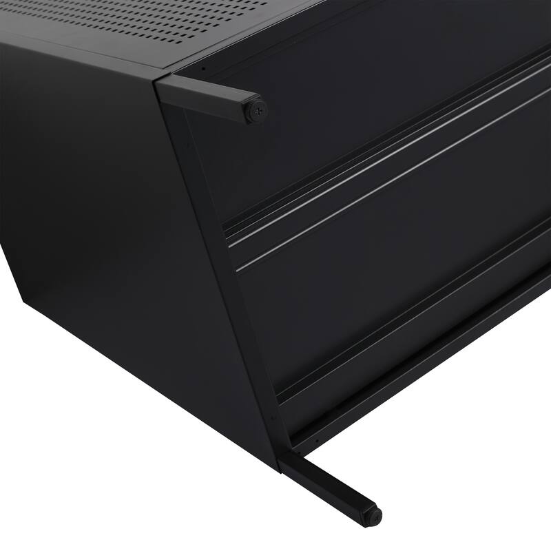 30 Inch Freestanding Bathroom Vanity Base with Adjustable Shelf and Punch-Hole Doors, Excluding Top Sink