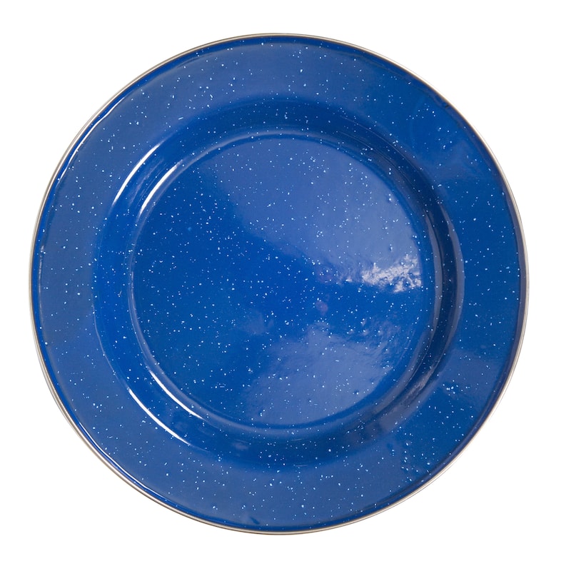 Stansport Enamel Dinner Plate 10.25" Diameter - Blue