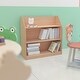 preview thumbnail 8 of 10, Kid Friendly Wooden Bookshelf with 3 Display Shelves