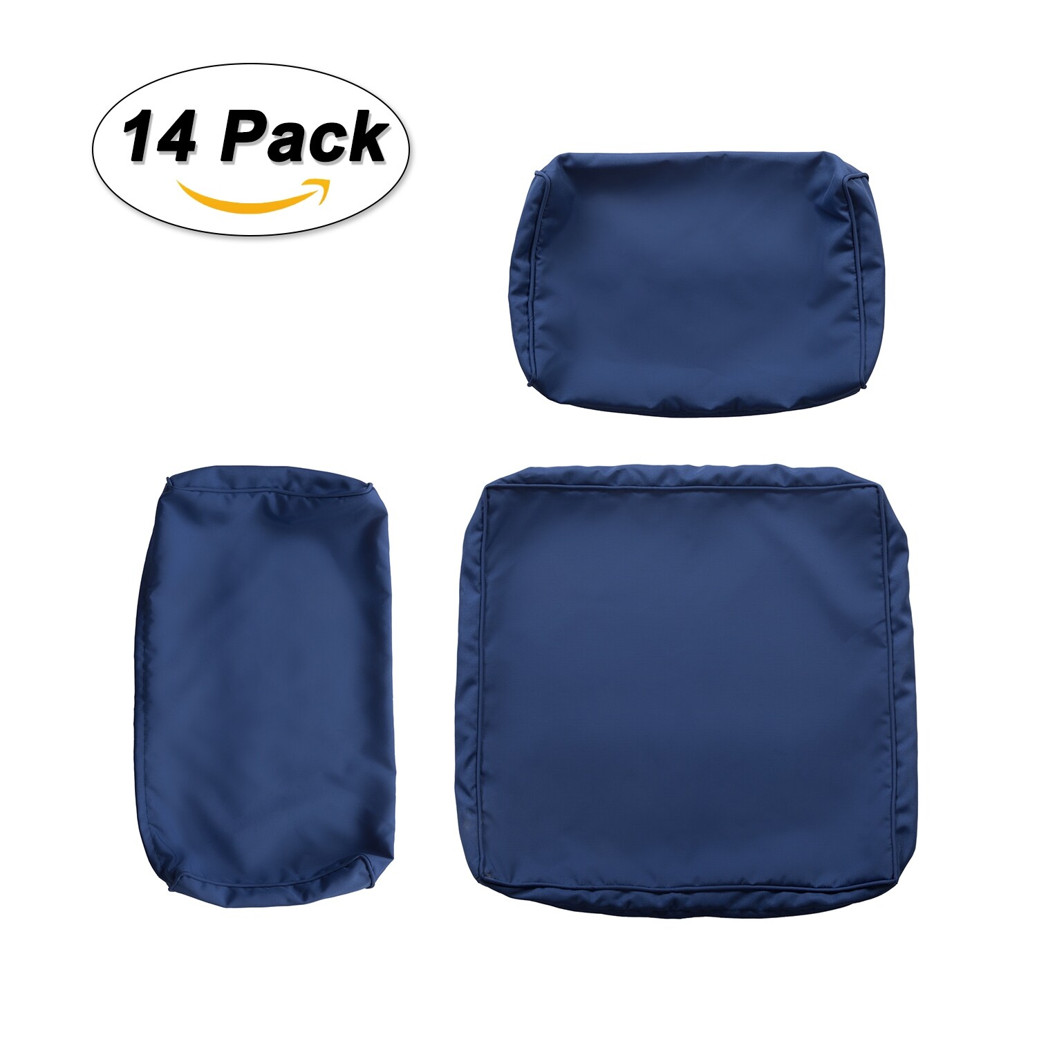 Kinbor Patio Furniture Cushion Covers Replacement for 7Pcs Outdoor Patio Wicker sofa Dark Blue Blue Grey On Sale Bed Bath Beyond 28182568