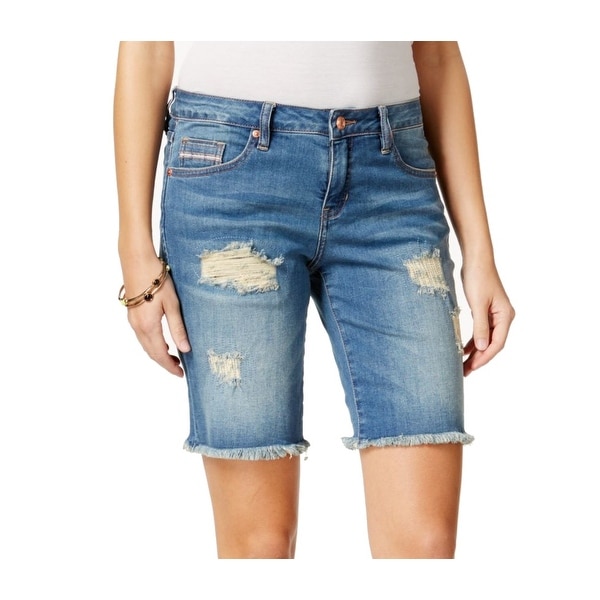 black denim shorts size 16