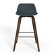 preview thumbnail 135 of 147, WYNDENHALL Cacey Mid Century Modern Bentwood Counter Height Stool (Set of 2) - 20.7'' x 21.1'' x 36.6
