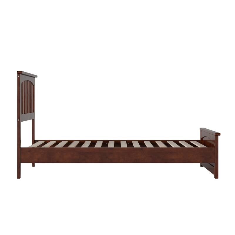 Becket Solid Wood Low Profile Platform Bed with Matching Footboard