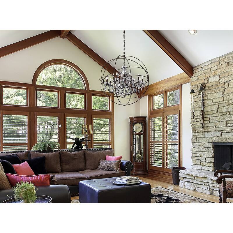 Royce Edge 18-Light Rustic Intent Chandelier