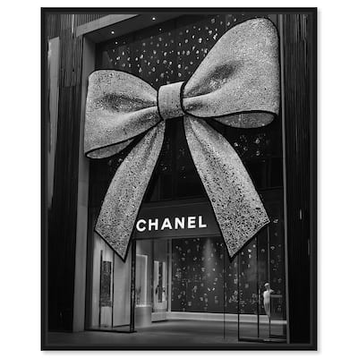 Big Bow Noir Store Canvas by Art Remedy