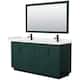 Option Green / White Quartz Top / Matte Black Hardware