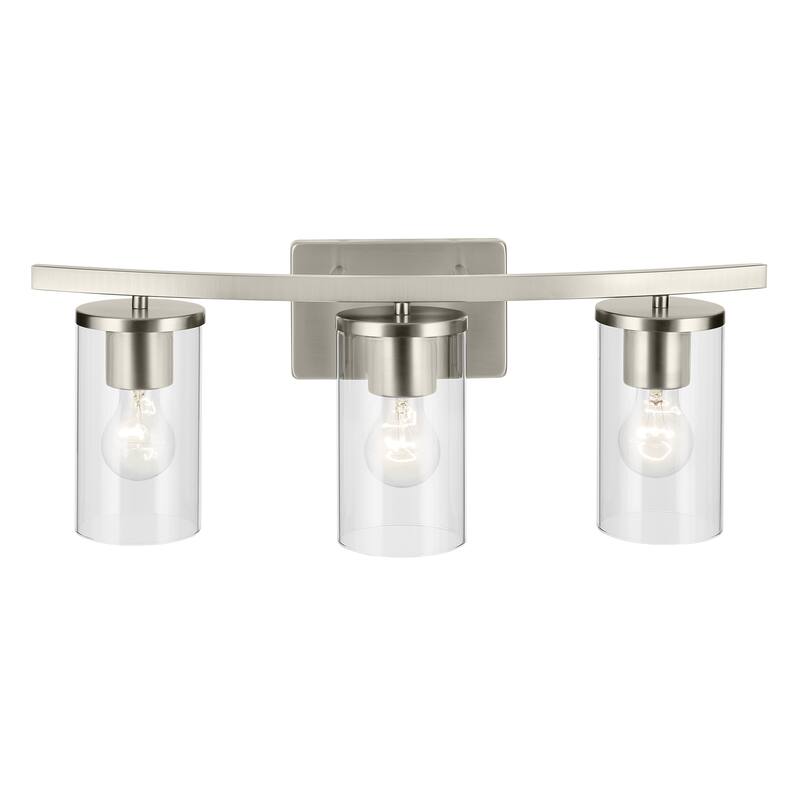 Kichler Lighting Crosby Bathroom Vanity Light with Clear Glass