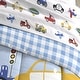 preview thumbnail 5 of 5, Dream Factory Trucks and Tractors Twin-size 5-piece Bed in a Bag with Sheet Set
