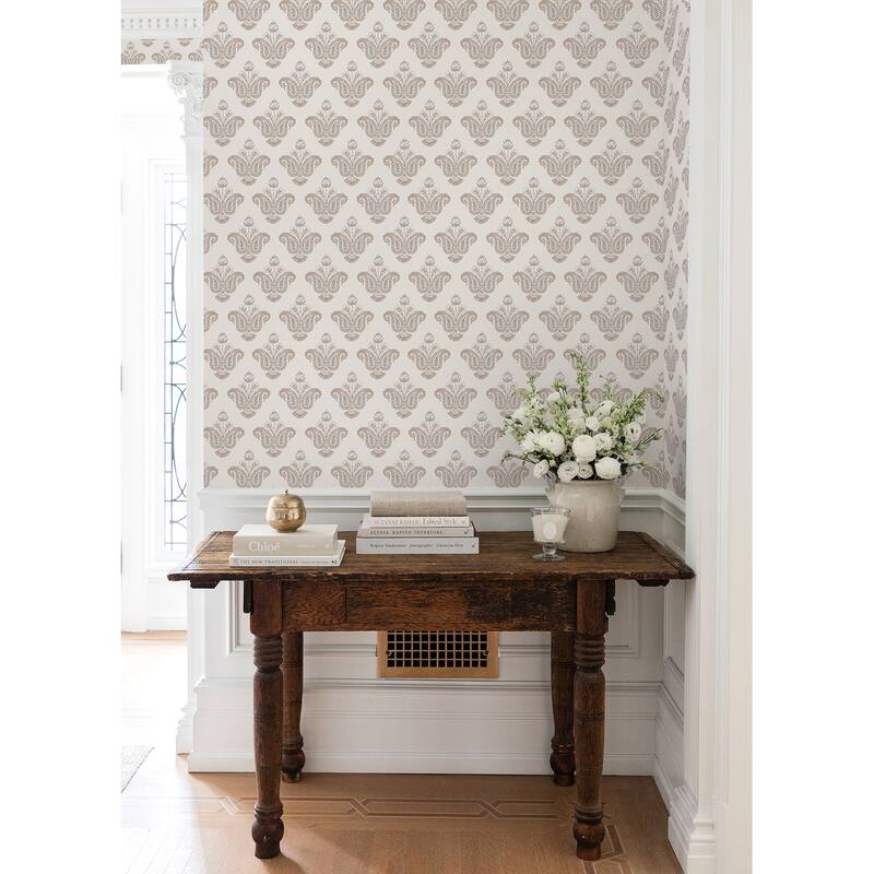 NuWallpaper Nabela Noor Home Fazia Terracotta Peel and Stick Wallpaper