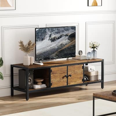TV Stand for 58 Inch TV Entertainment Center Fits Up to 70 Inch TVs for Living Room - N/A