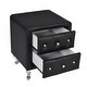 preview thumbnail 45 of 71, Velvet Storage Platform Bed with Wireless Chargers and Drawer