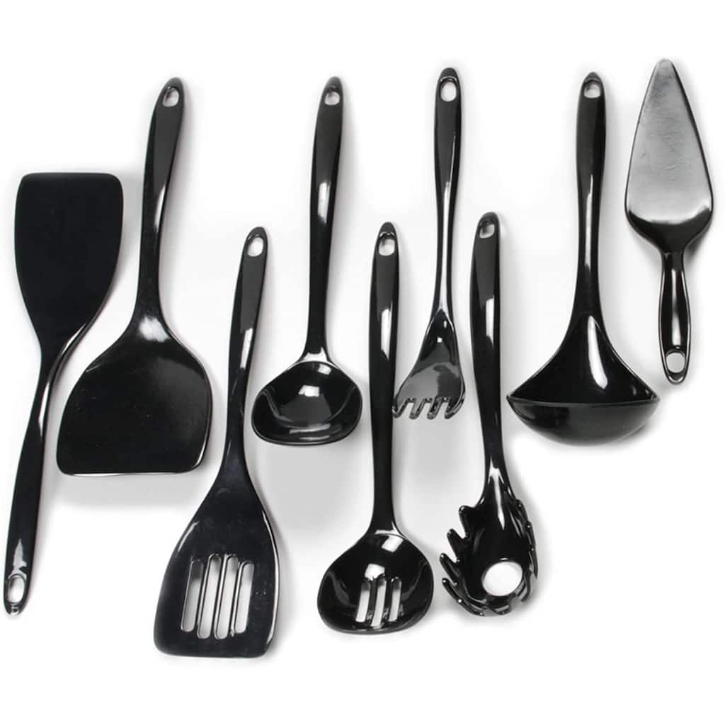 Chef Craft 9 Piece Basic Melamine Kitchen Utensil Tool Set