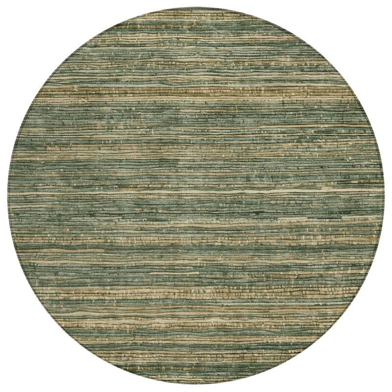 HomeRoots Striped Transitional Rectangle Outdoor Rug