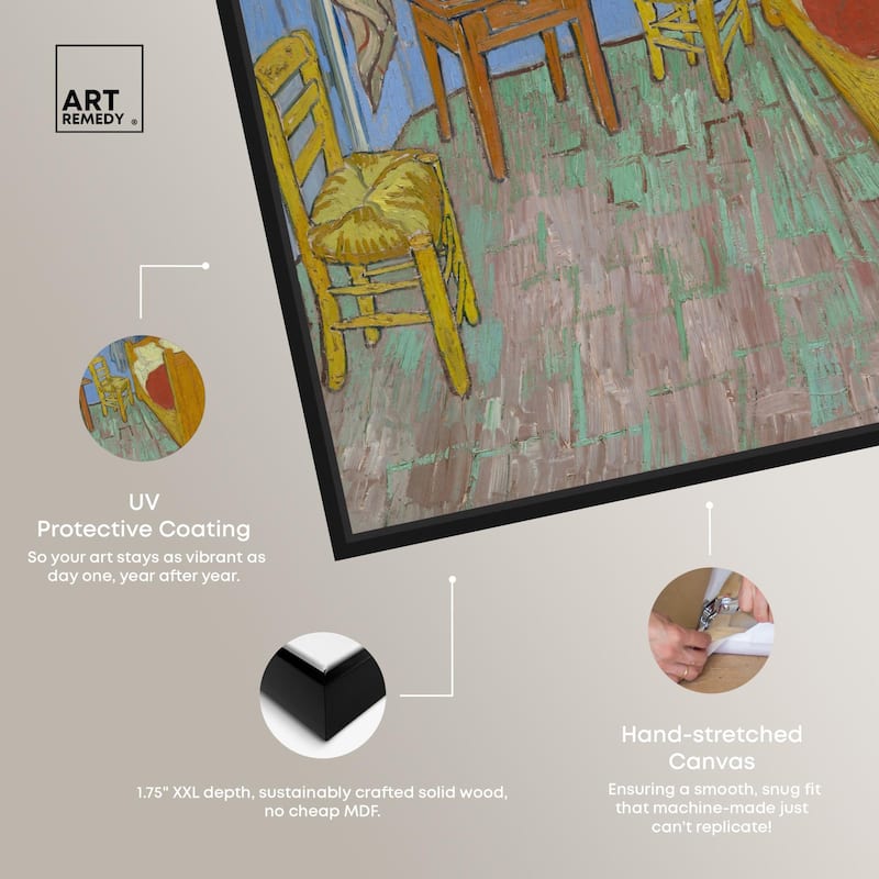 The Bedroom Canvas by Art Remedy