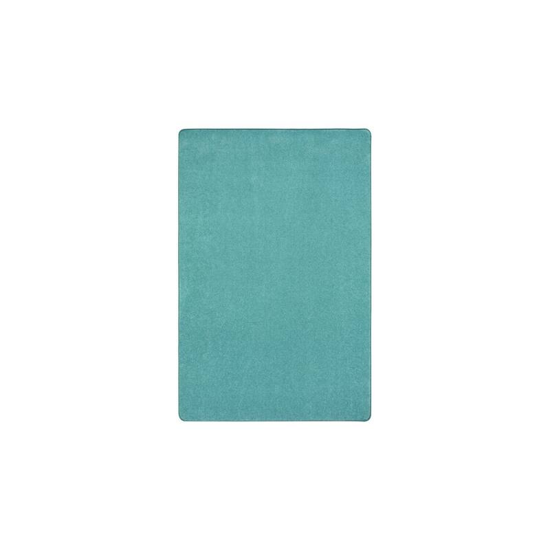 6'x6' area rug in Seafoam - durable soft decorative rug for home, living room & bedroom - 6' x 7'