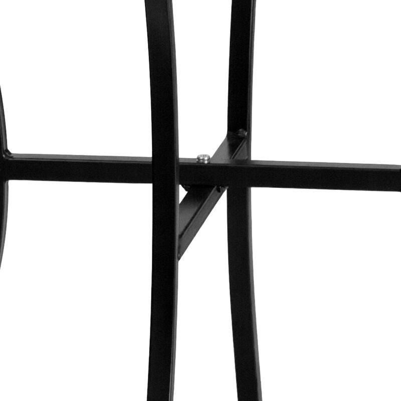 Square Patio Table | Outdoor Steel Square Patio Table - 28"W x 28"D x 28.25"H