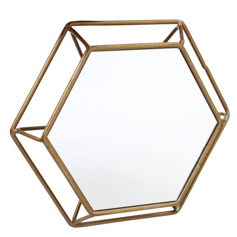 Shanton Hexagonal Wall Mirrors (Set of 3)