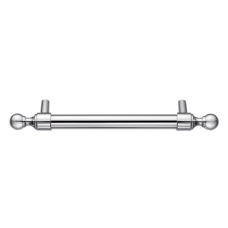 Utopia Alley Vaduz Pull Handle - Polished Chrome Cabinet Drop Pull Handles, 5.0" Center to Center