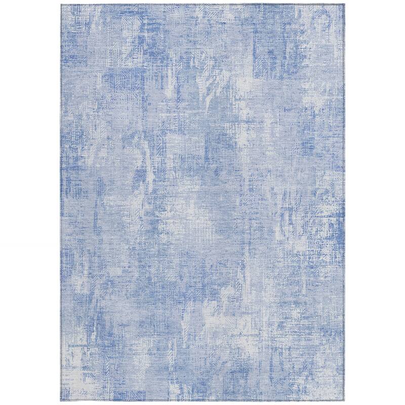 HomeRoots Abstract Transitional Rectangle Outdoor Rug
