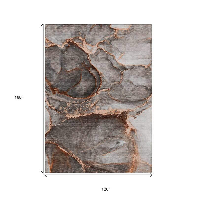 Altona Artistic Abstract Weather Resistant Current & Stylish Runner Outdoor Rug