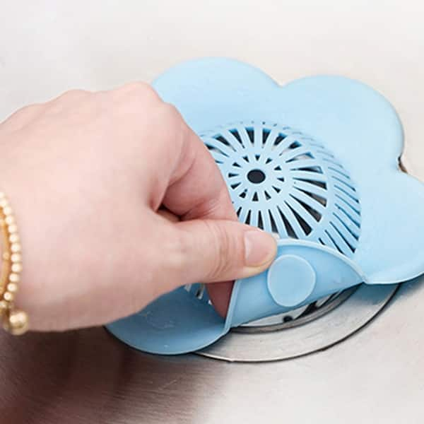 Flower Shape Bathtub Shower Drain Suction Cup Sink Hair Catcher Filter  Strainer - Bed Bath & Beyond - 33104351