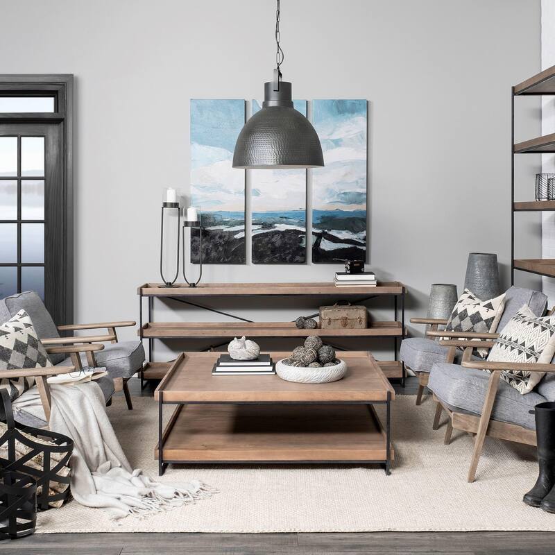 Minerva 19x22 Metallic Gray Hammered Detail Pendant Light - 19.0L x 19.0W x 22.0H