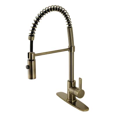 Kingston Brass Continental 1.8 GPM Single Hole Pre-Rinse Pull Down
