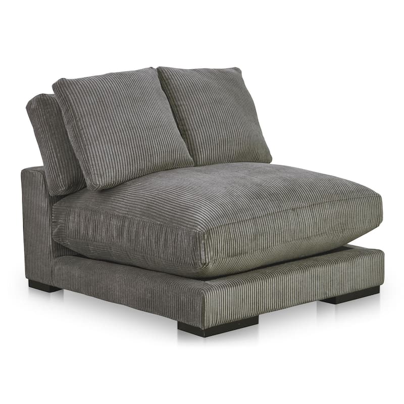 NADAAL STUDIOS Keira, Slipper Chair, Corduroy Upholstery - 41.5"W x46"D x33"H