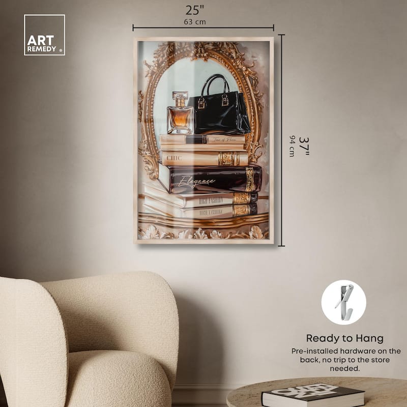 Elegant Glam by the Mirror Shadowbox by Art Remedy