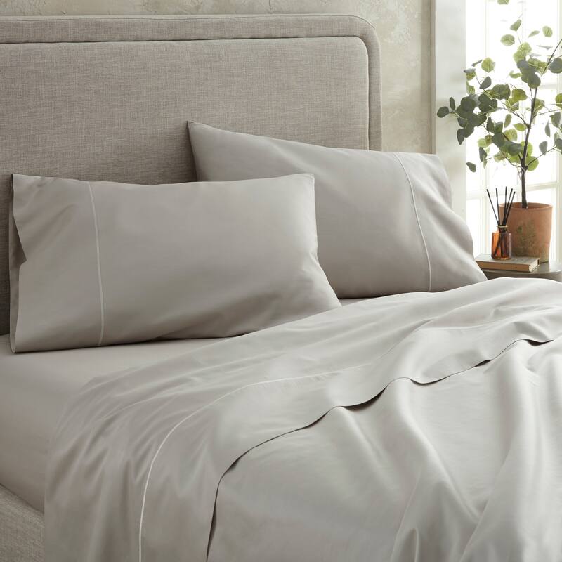 Organic Cotton Sateen Bed Sheets - 300 Thread Count