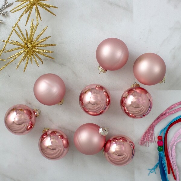 baby pink ornaments