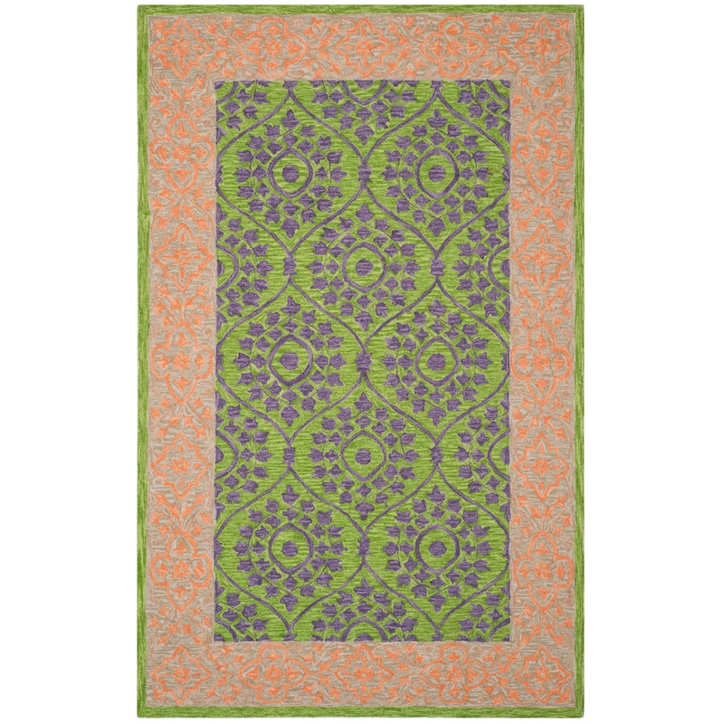 SAFAVIEH Handmade Suzani Annamaija Boho Tribal Wool Rug
