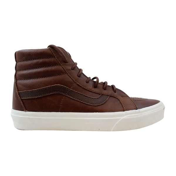 vans sk8 hi brown leather