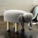 preview thumbnail 2 of 1, Lincove Kids Decorative Stool - Eddie Elephant Stool