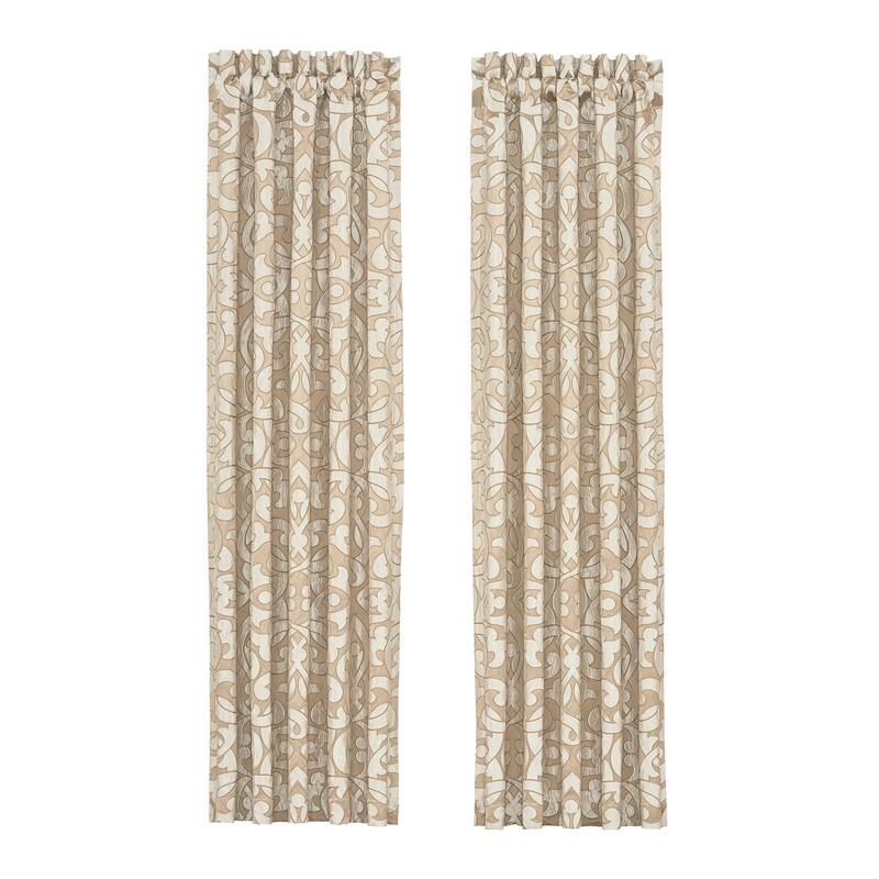 J. Queen New York La Boheme Window Panel Pair