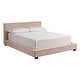 preview thumbnail 2 of 4, Chesani Pink Upholstered Bed
