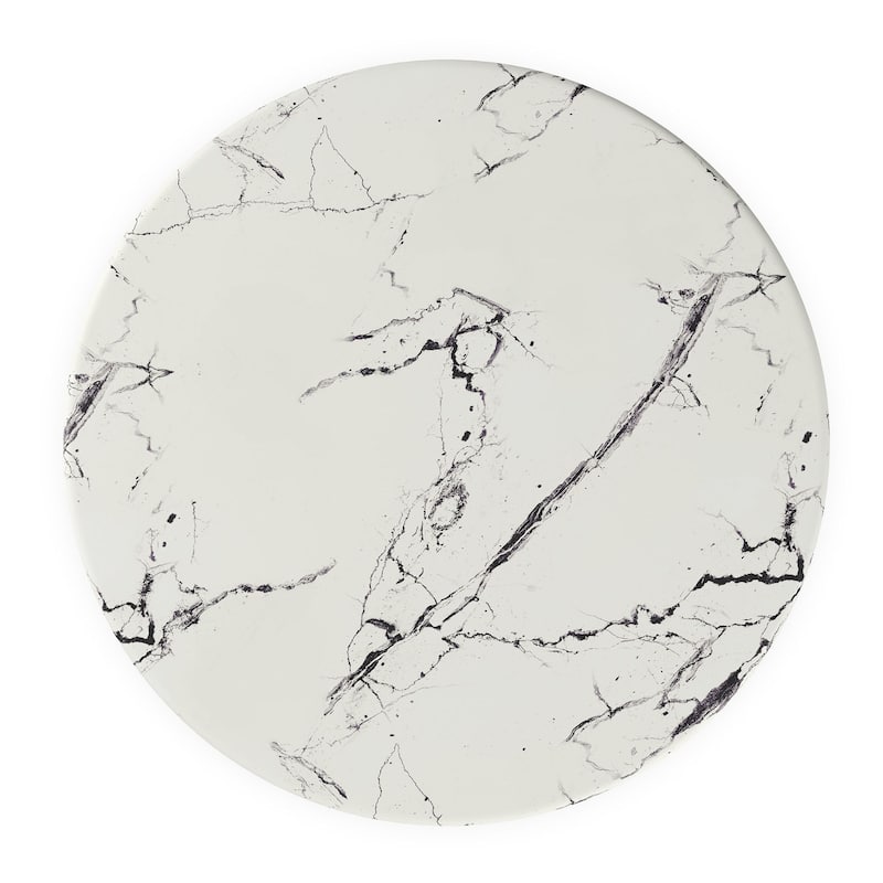 Elysian - 50" Round Faux Marble Dining Table