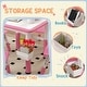 preview thumbnail 2 of 8, Kids Table and Chair Set, Height Adjustable 5 Piece Toddler Table and Chair Set with Storage Box - Pink