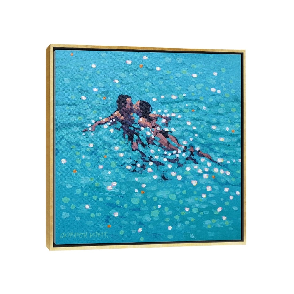 iCanvas "Turquoise Kiss" by Gordon Hunt Framed