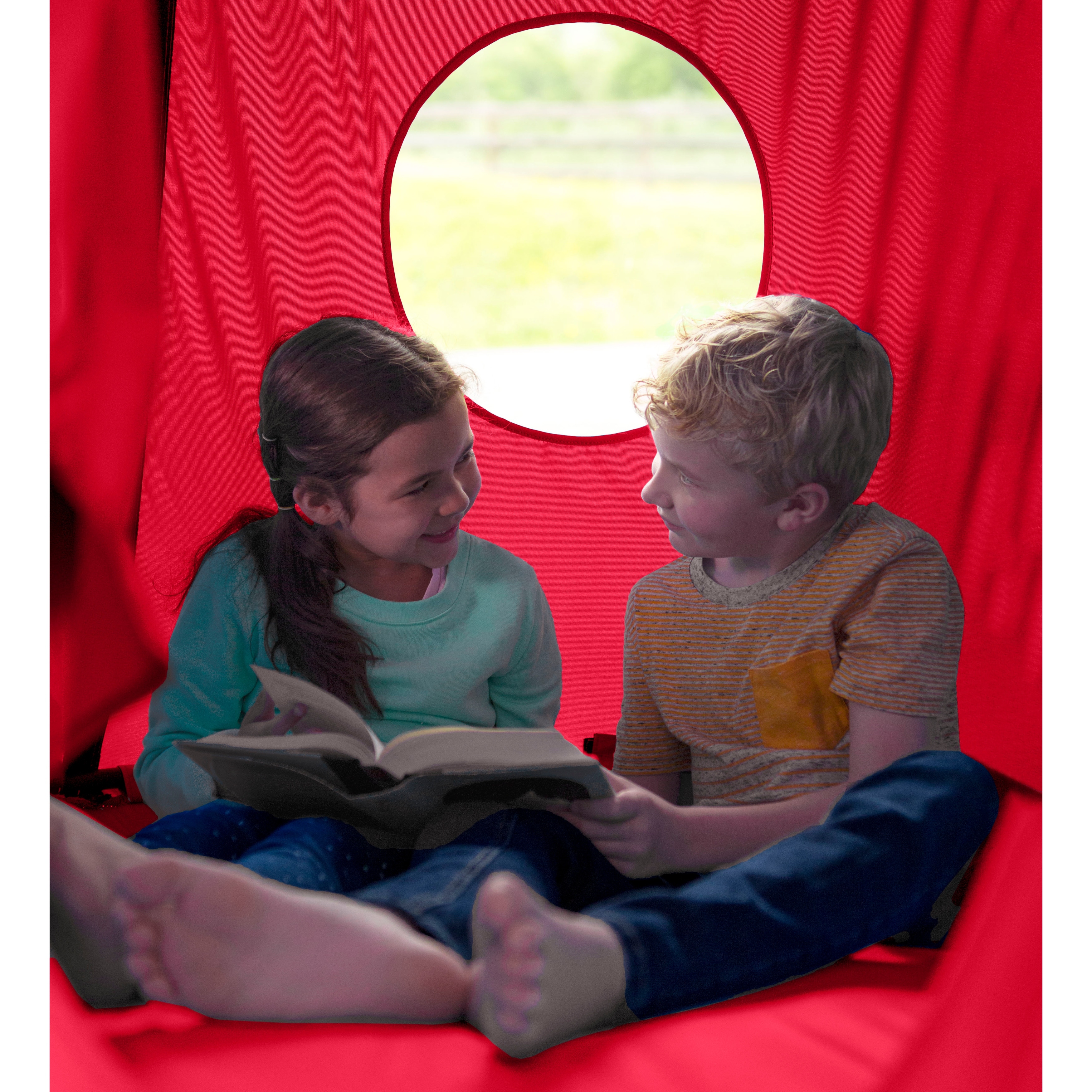 Hearthsong HugglePod HangOut Nylon Hanging Tent with Inflatable