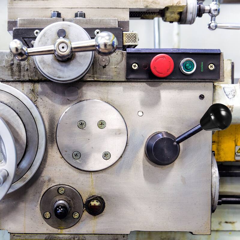 Female Threaded Hand Oval Insert Handles for Mechanical - Black