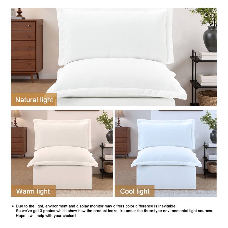 Comfy Cloud Chenille Upholstered Modular Sectional Sofa