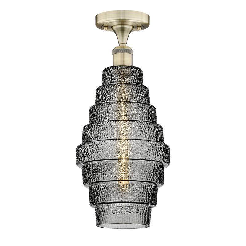 Innovations Lighting Edison Cascade - 1 Light 8" Semi-Flush Mount