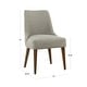 preview thumbnail 8 of 15, HomePop Hemet Gayle Grey Upholstered Side Chair