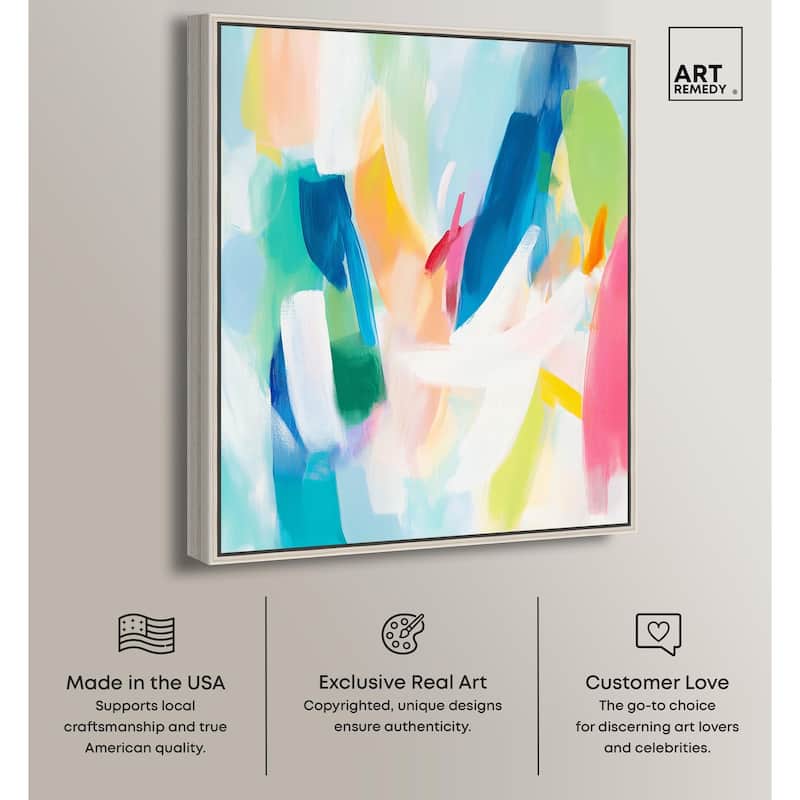Whirlwind of Color II Canvas by Art Remedy
