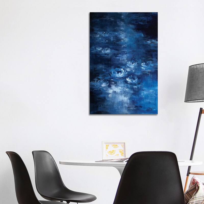 iCanvas "Moonlight Lilies" by Debi Coules Canvas Print - 40x26x1.5