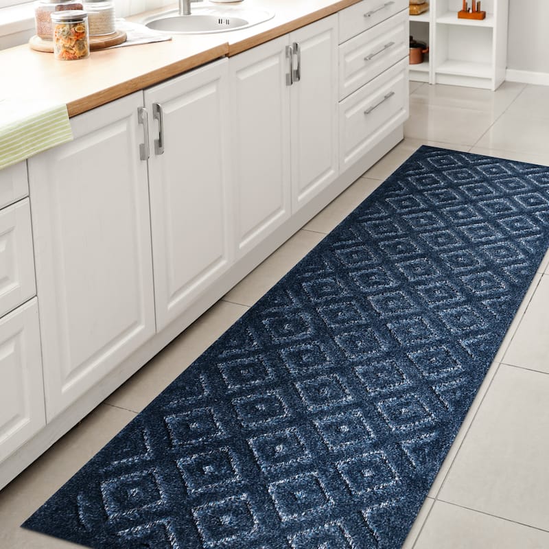 JONATHAN Y Ankara Neutral Diamond Trellis Indoor/Outdoor Area Rug