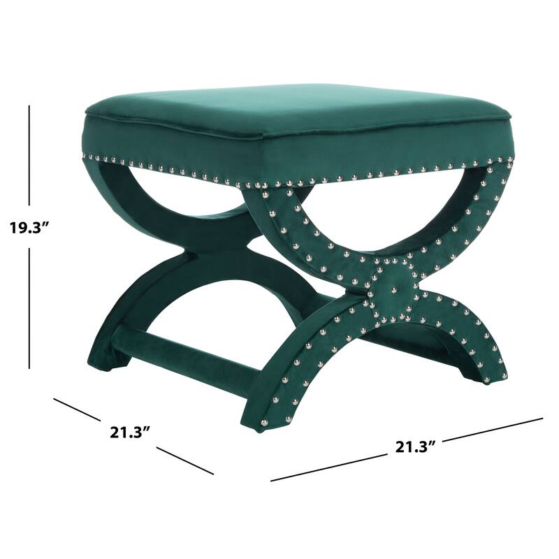 SAFAVIEH Ashanti X-Bench Ottoman