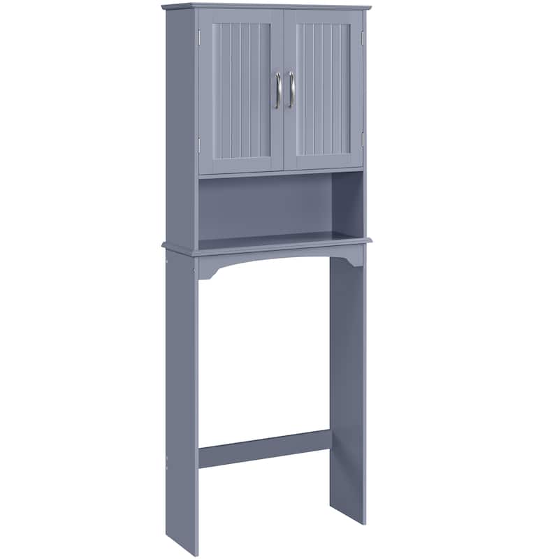 Yaheetech Bathroom Space Saving Organizer Over-the -Toilet with Adjustable Shelf for Bathroom