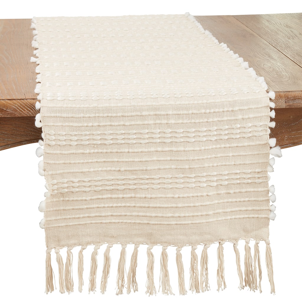 Sleek and Simple Stripe Table Runner - 16"x72"